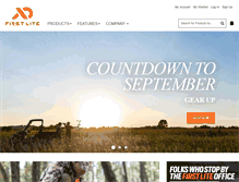 Tablet Screenshot of firstlite.com